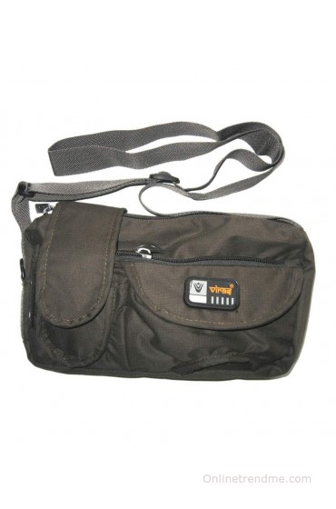 Viras Levis Sling Bag (Gray Brown)